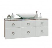 Тумба под раковину Marsan Michele 1200 МДФ белый Michele1200white