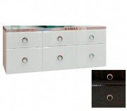 Тумба под раковину Marsan Michele 1600 МДФ черный Michele1600black