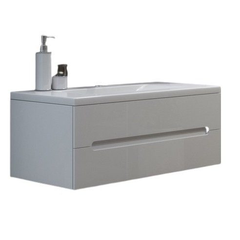 Тумба под раковину Marsan Modeste 1000 МДФ белый Modeste1000white