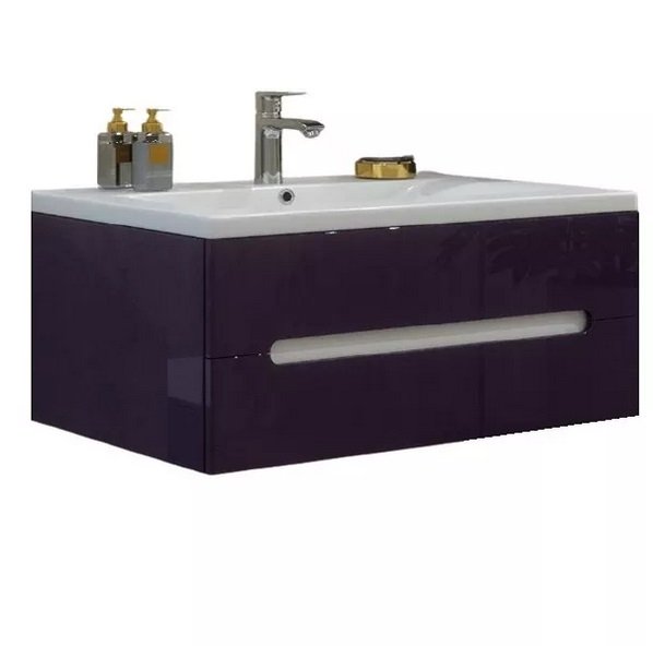 Тумба под раковину Marsan Modeste 1000 МДФ виолет Modeste1000violet