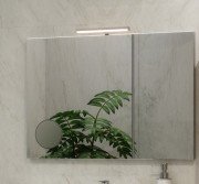 Дзеркало для ванної Marsan Modeste 70х100 см зі світильником і косметичним дзеркалом Modeste70х100
