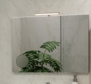 Дзеркало для ванної Marsan Modeste 70х100 см зі світильником і косметичним дзеркалом Modeste70х100