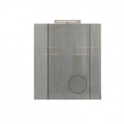 Зеркало для ванной Marsan Modeste 90х60 см со светильником и косметическим зеркалом Modeste90х60