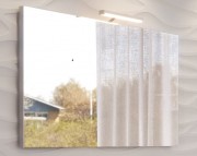 Зеркало для ванной Marsan Oscar 60x90 со светильником 400 мм Oscar60x90