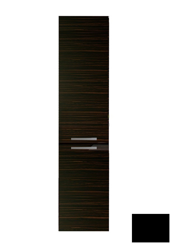 Пенал для ванной Marsan Oscar 1600 универсальный МДФ черный Oscar1600черный