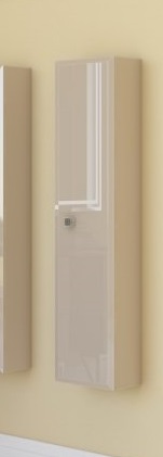 Пенал для ванної Marsan Shantal 25х120 см МДФ капучино глянець SHANTALкапучино