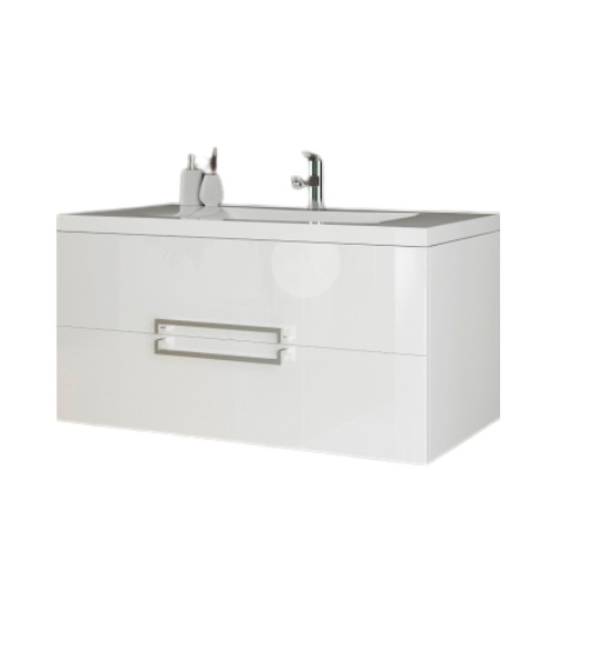 Тумба під раковину Marsan Monique 800 МДФ білий Monique800white