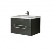 Тумба под раковину Marsan Monique 800 МДФ графит Monique800graphite