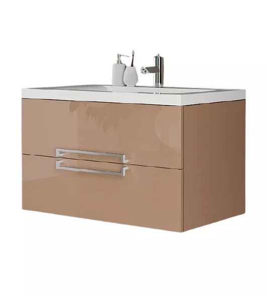 Тумба под раковину Marsan Monique 800 МДФ капучино Monique800cappuccino