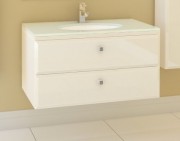 Тумба під раковину Marsan Shantal 750 МДФ білий глянець SHANTAL750белый