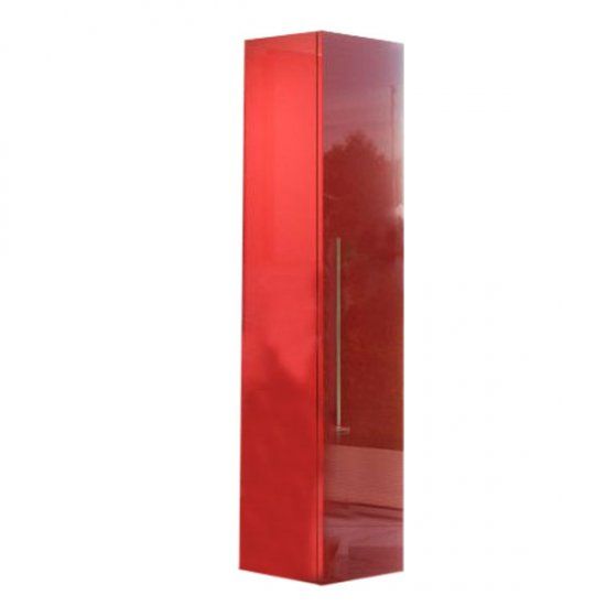 Пенал для ванной Marsan Oscar 1600 левый/правый МДФ кармин Oscar1600кармин-1