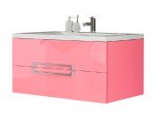 Тумба под раковину Marsan Monique 1000 МДФ розовый Monique1000pink