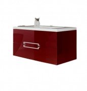 Тумба под раковину Marsan Monique 1000 МДФ рубин Monique1000rubin