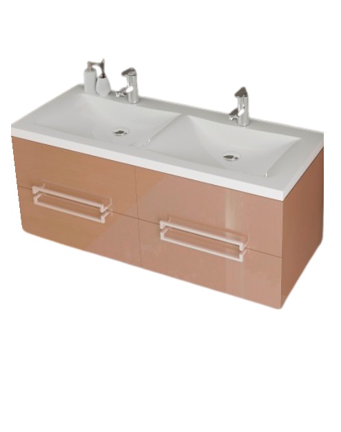 Тумба під раковину Marsan Monique 1200 МДФ капучино Monique1200cappuccino