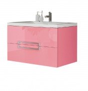 Тумба под раковину Marsan Monique 800 МДФ розовый Monique800pink