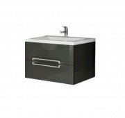 Тумба под раковину Marsan Monique 800 МДФ графит Monique800graphite
