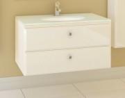 Тумба под раковину Marsan Shantal 750 МДФ белый глянец SHANTAL750белый