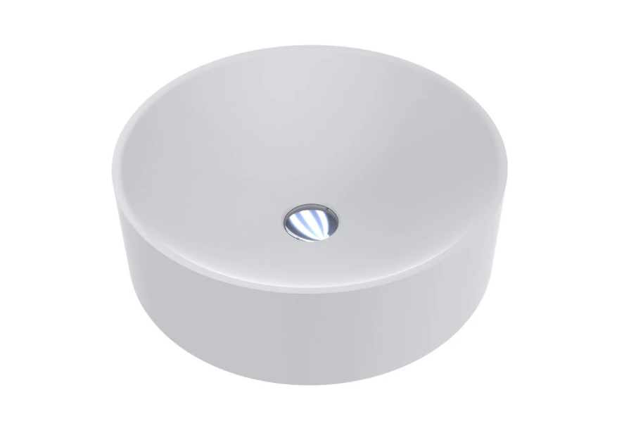 Раковина для ванной Miraggio Ellel 450 накладная белый матовый 0000186
