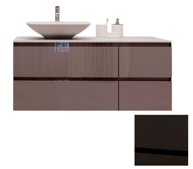 Тумба под раковину Marsan Nikolet 1200 МДФ графит Nikolet1200graphite