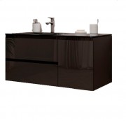 Тумба под раковину Marsan Nikolet 1200 МДФ графит Nikolet3-1200graphite