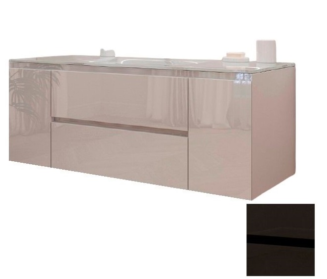 Тумба під раковину Marsan Nikolet 1300 МДФ графіт Nikolet4-1300graphite