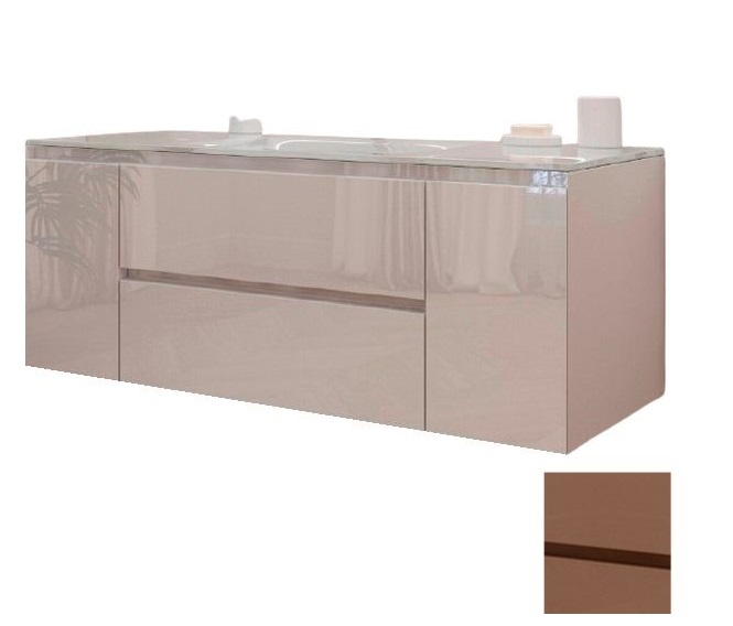 Тумба под раковину Marsan Nikolet 1300 МДФ капучино Nikolet4-1300cappuccino