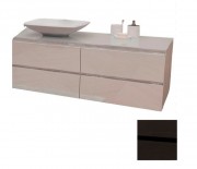 Тумба под раковину Marsan Nikolet 1400 МДФ графит Nikolet5-1400graphite