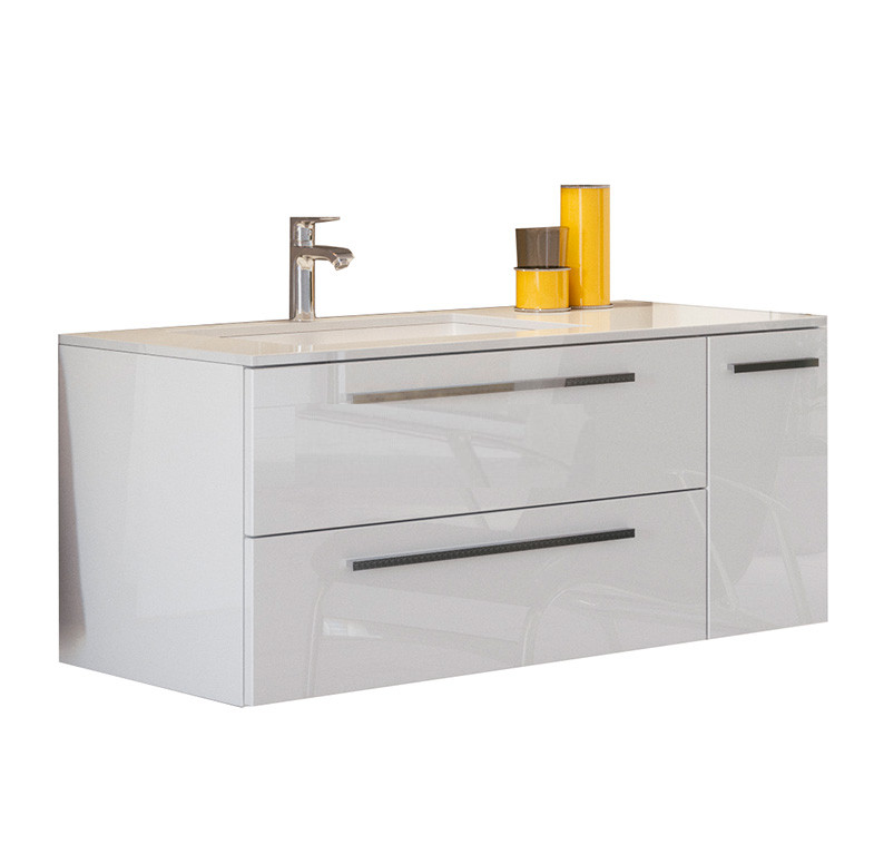 Тумба під раковину Marsan Oscar 1050x500 права / ліва МДФ білий Oscar1050x500белый