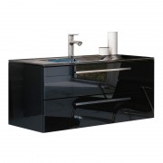 Тумба під раковину Marsan Oscar 800x500 МДФ чорний Oscar800x500черный