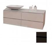 Тумба под раковину Marsan Nikolet 1400 МДФ графит Nikolet5-1400graphite