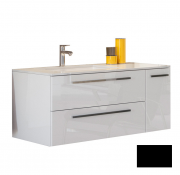 Тумба під раковину Marsan Oscar 1050x500 права / ліва МДФ чорний Oscar1050x500черный