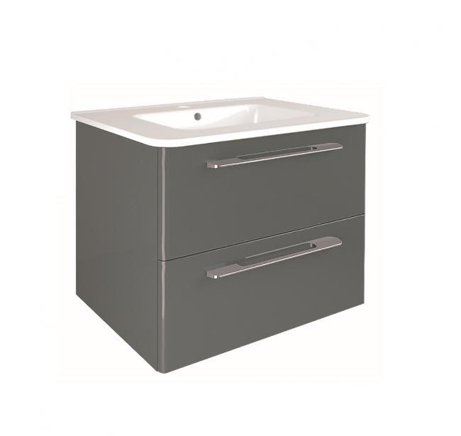 Комплект меблів для ванної Primera Klea сірий глянцевий C0072913