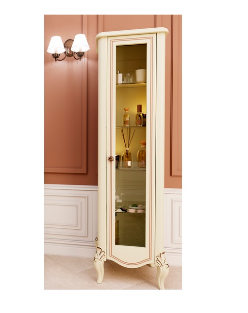 Пенал для ванної Marsan Melissa 45х180 см дерево/МДФ слонова кістка Melissa450ivory