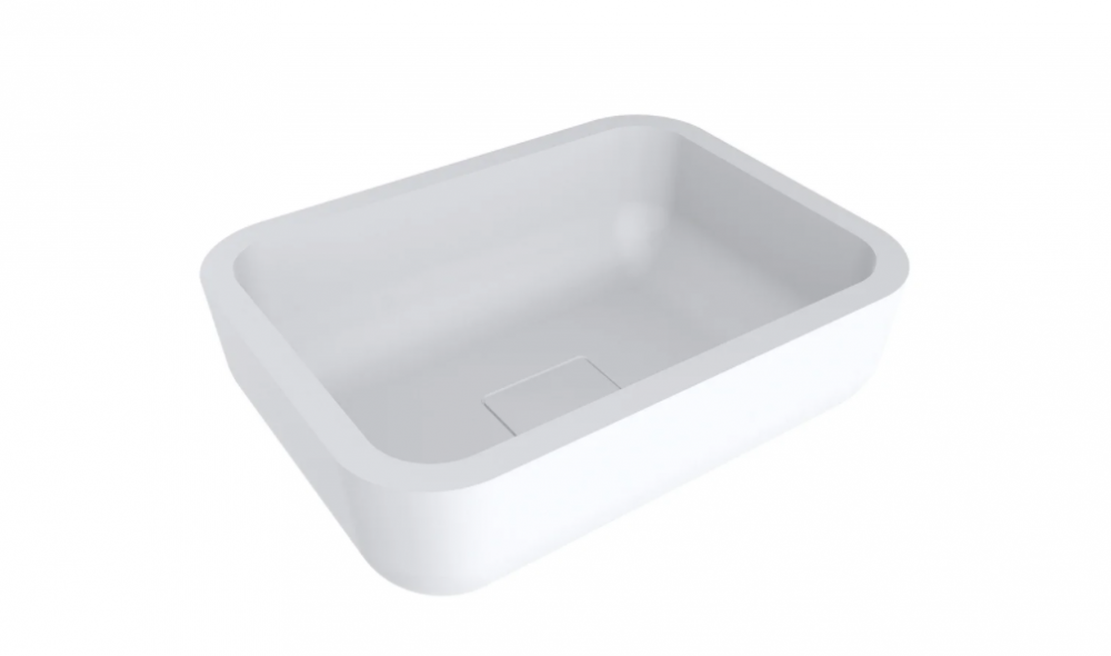 Раковина для ванної Miraggio Monaco 600 накладна білий матовий 0000219