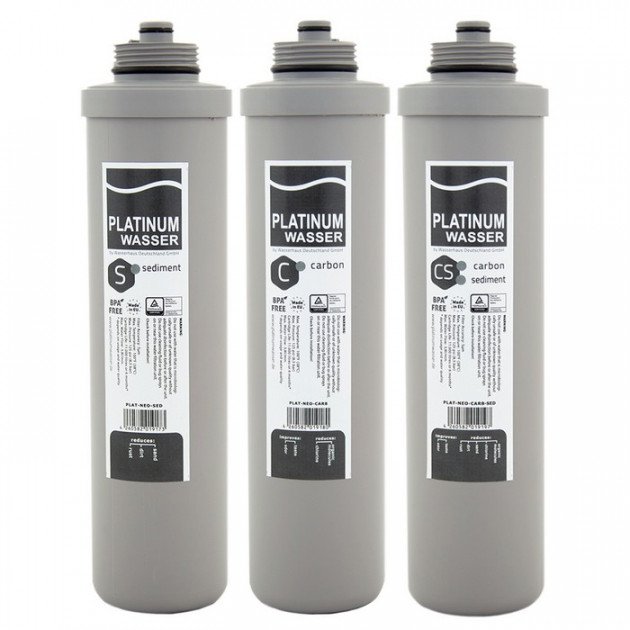 Комплект картриджів нижнього ряду Platinum Wasser для систем NEO PLAT-NEO