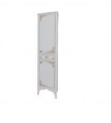 Пенал для ванной Marsan Jacqueline 49х180 см дерево/МДФ белый/золото Jacqueline490whiteg