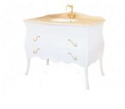 Тумба под раковину Marsan Dianne 1050 дерево/МДФ белый Dianne1050white