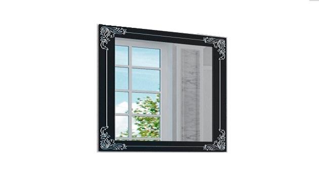 Зеркало для ванной Marsan Jacqueline 90х110 см черный/серебро Jacqueline90х110blacks