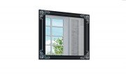 Дзеркало для ванної Marsan Jacqueline 90х110 см чорний/срібло Jacqueline90х110blacks