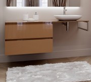 Консоль для раковины Marsan Nikolet 110х50 МДФ капучино/столешница акриловый камень Nikolet4-110х50cappuccino