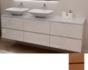 Тумба под раковину Marsan Nikolet 1800 МДФ капучино Nikolet1800cappuccino