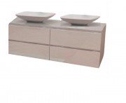 Тумба під раковину Marsan Nikolet 1400 МДФ білий Nikolet1400white