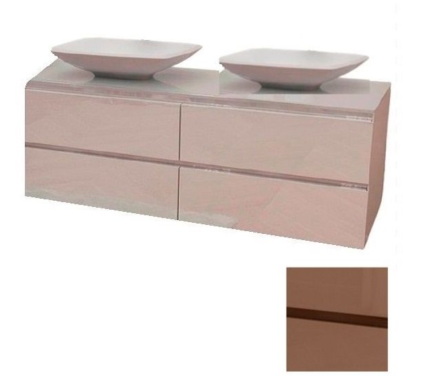 Тумба под раковину Marsan Nikolet 1400 МДФ капучино Nikolet1400cappuccino
