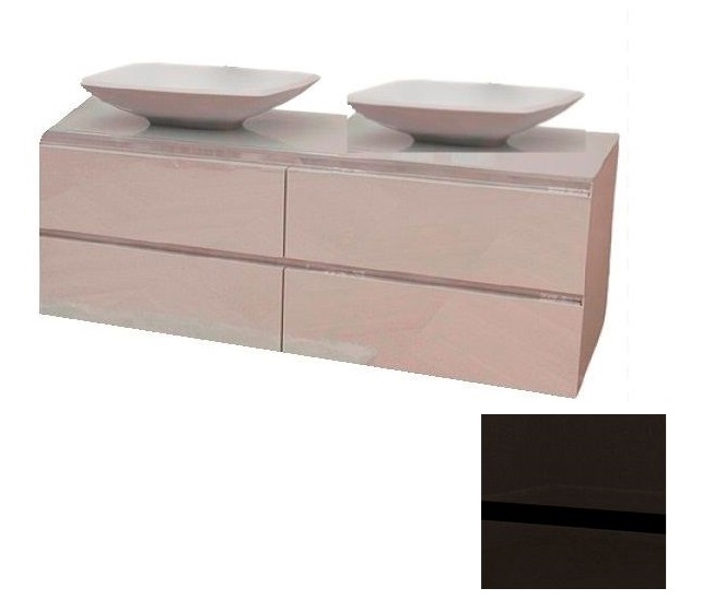 Тумба под раковину Marsan Nikolet 1600 МДФ графит Nikolet1600graphite