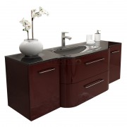 Раковина для ванной Marsan Regine 1460 акриловый камень на тумбу REGINE1460акрил