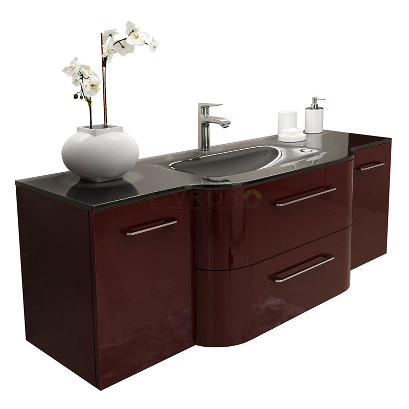 Раковина для ванної Marsan Regine 1460 акриловий камінь на тумбу REGINE1460акрил