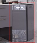 Тумба под стиральную машину Marsan Oscar 720 МДФ бисмарк Oscar720бисмарк