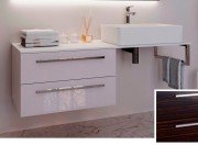 Консоль для раковины Marsan Oscar 120х50 МДФ зебрано/столешница стекло Oscar120х50zebrano