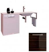 Консоль з раковиною Marsan Oscar 110х50 МДФ зебрано/раковина акриловий камінь Oscar2-110х50zebrano