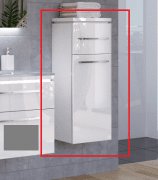 Пенал для ванной Marsan Pascal 92x35x35 левый/правый МДФ графит Pascal92x35x35графит